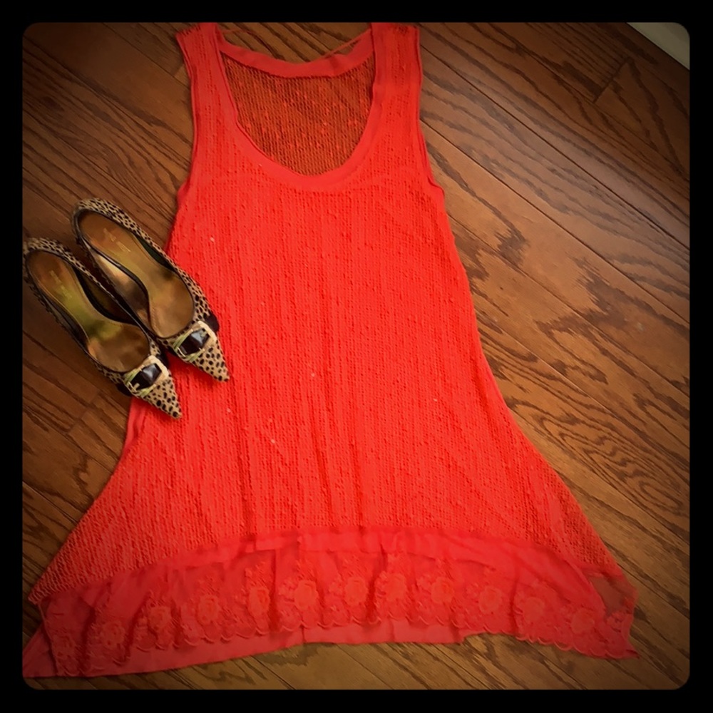 Sunset Coral Tunic/Dress